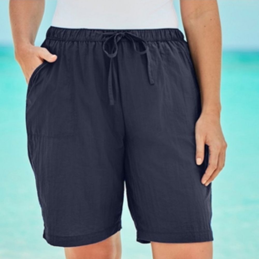 Swimsuits For All Swim Shorts Women Plus Size Nylon Shorts Black 30/32 4X NEW